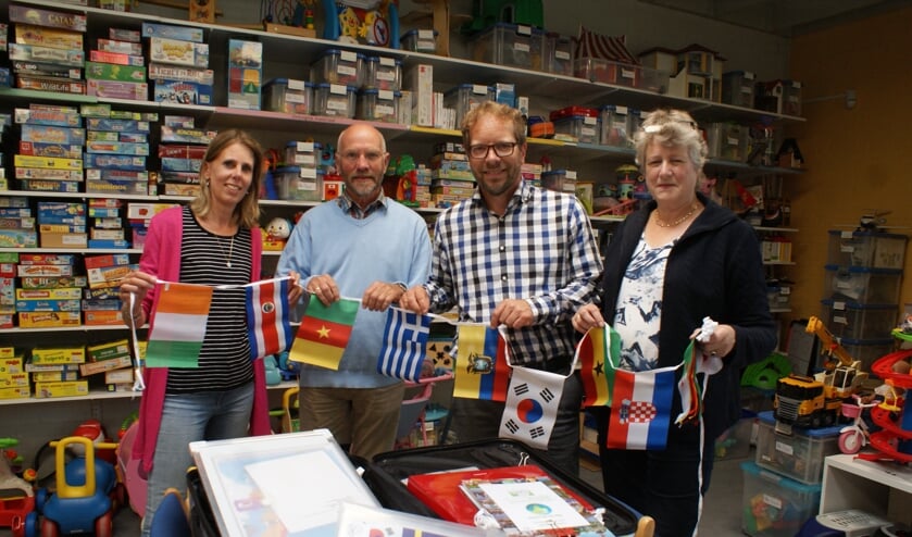 Vlnr José Versluis, Harm Klifman, Johan van Egmond en Adri Brands. Foto: VSK
