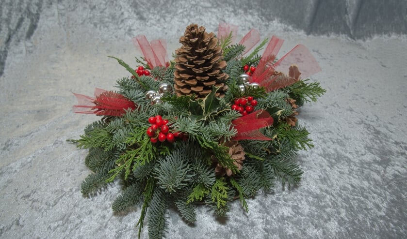 <p>Help Muziekvereniging Laurentius en koop een kerststuk. Bestellen kan vanaf nu. Foto: Nelleke de Vries </p>