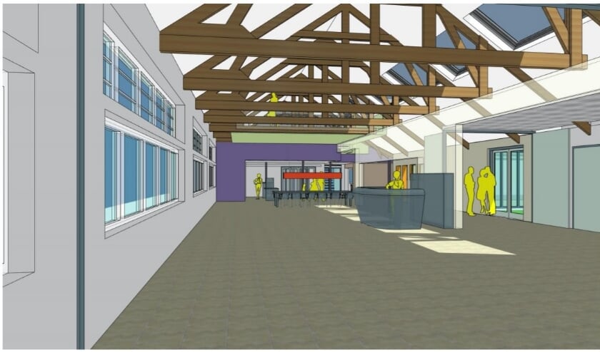 <p>artistimpression IN-EX Architecten bibliotheek na de verbouwing</p>