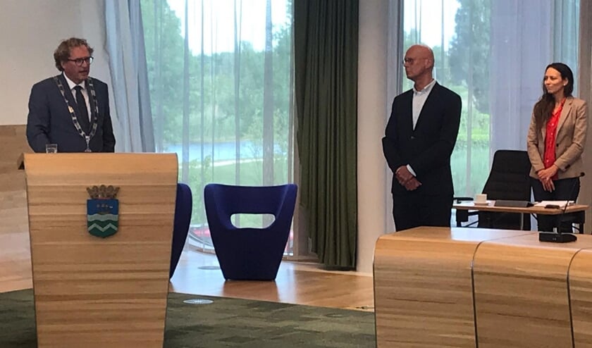 Beediging wethouder Frank ten Have. Foto: Boudewijn Vermeer/WOS