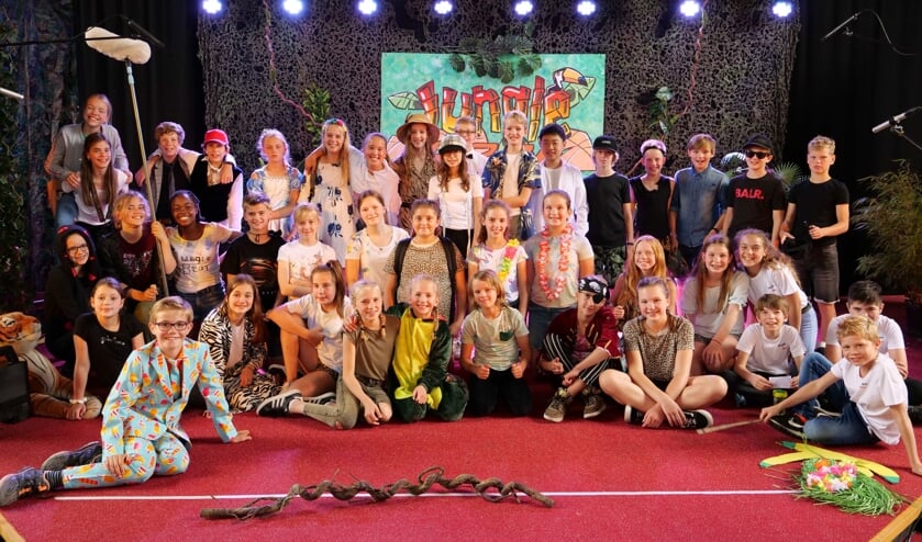 Groep 8 van de Emmaus kon de musical toch live uitvoeren. Foto: Emmaus