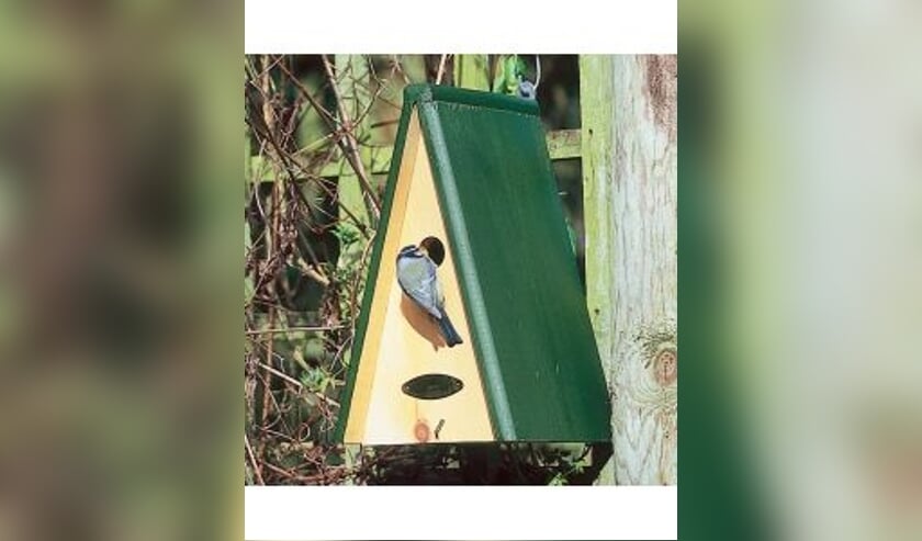 <p>Voorbeeld van een van de gestolen nestkastjes van Joop Verdoes. Foto: Vogelbescherming Nederland via Joop Verdoes</p>