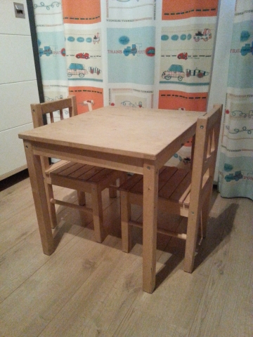 Nieuw Kinderset tafel en stoeltjes- marktplein WQ-35