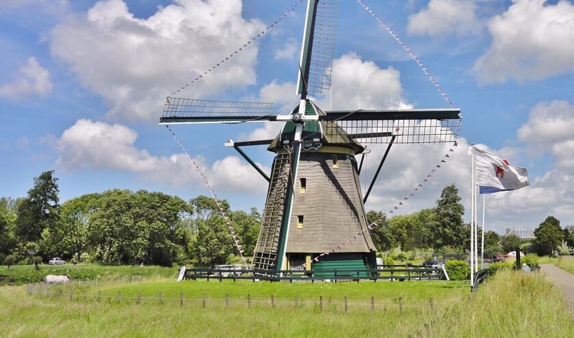 Molen De Vlieger in Voorburg (archieffoto).