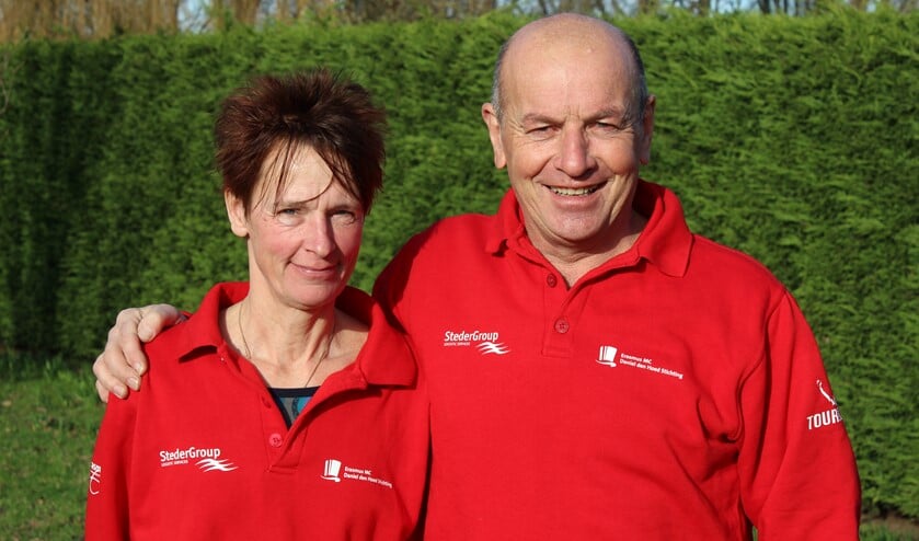Haske en André in het officiële tenue. Foto: Martijn Mastenbroek
