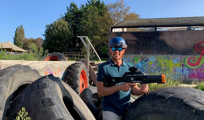 <p>Buiten lasergamen op 't Boerenerf van Buitenplaats Molenwei (foto: pr).</p>