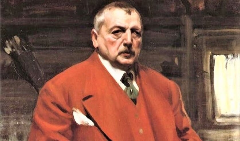 Zelfportret van de Zweedse kunstenaar Anders Zorn (1915).