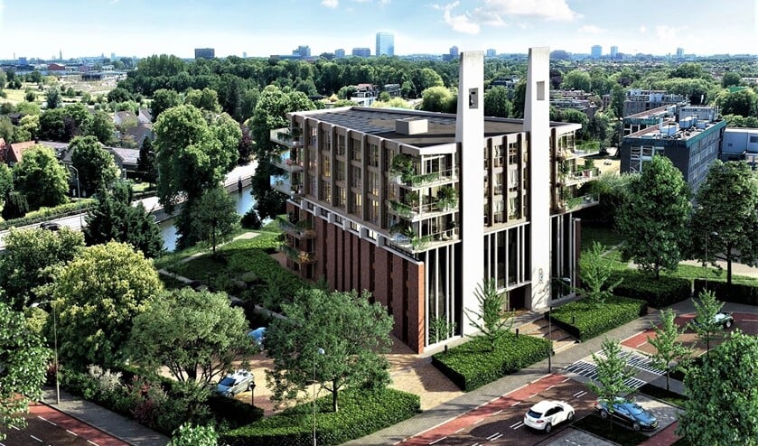 <p>Impressie van hoe het nieuwe gebouw Fonteinkerk eruit komt te zien (foto: pr).</p>