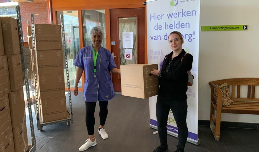 Het team van Bunnik Plants is vanmorgen onder andere in Keijzershof.