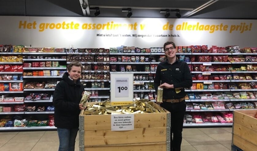 Jorda deed gewoon even zaken bij Jumbo Nootdorp.