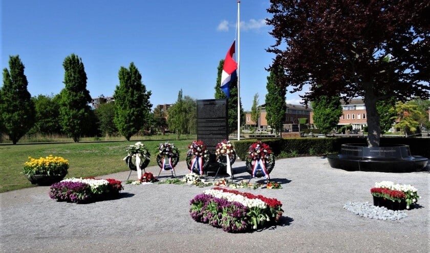 Het monument in Park Sijtwende (foto: Ap de Heus).