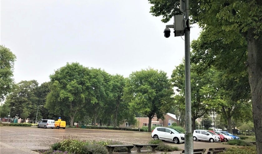 Camera op President Kennedyplein in Leidschendam (foto: gemeente).