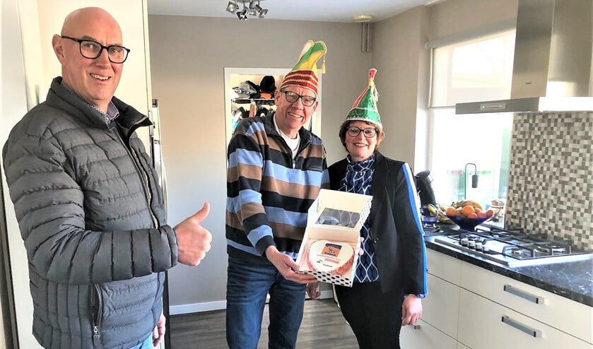 <p> Valentijnstaart van GBLV voor De Damzwabbers en De Gaanders (foto: GBLV). </p>