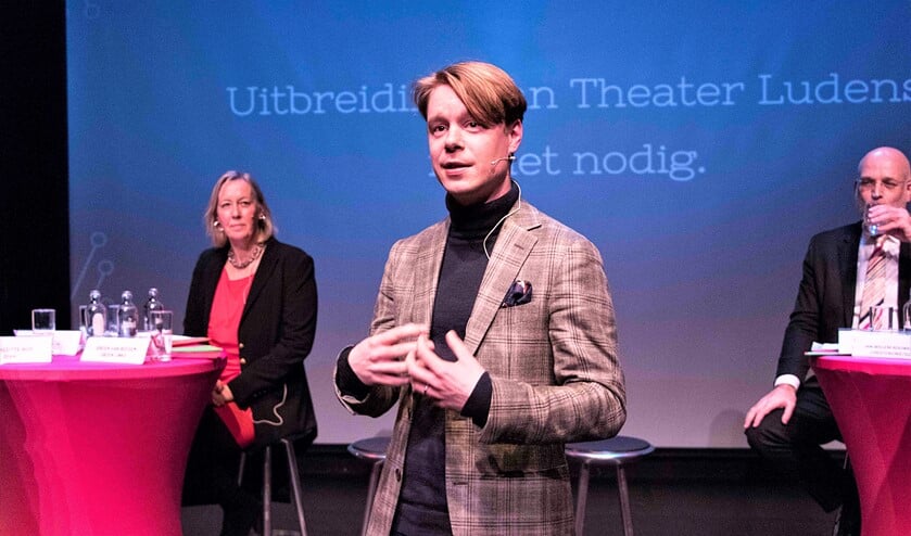 Jeroen van Rossum tijdens het Cultuurdebat (foto: Henk Knoester).