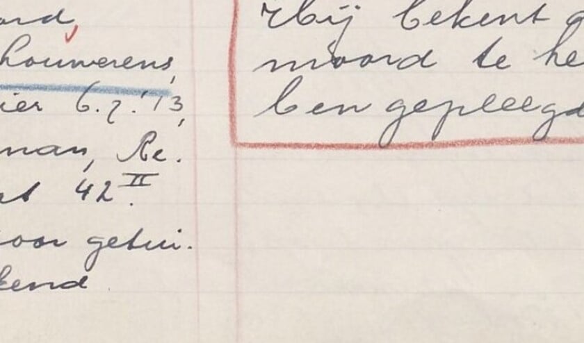 Dossier C. van der Leek politieregister (Gemeentearchief Den Haag).