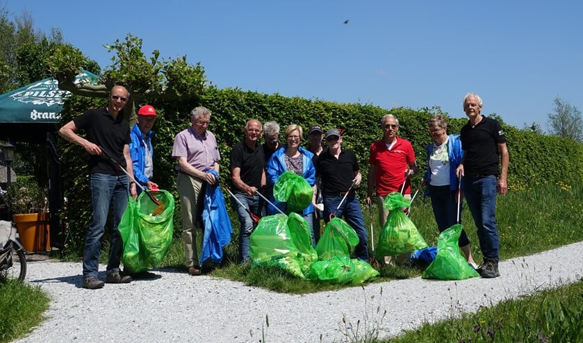 <p>Het organisatiecomite heeft zwerfafval opgeruimd langs het tien kilometer lange parcours. </p>