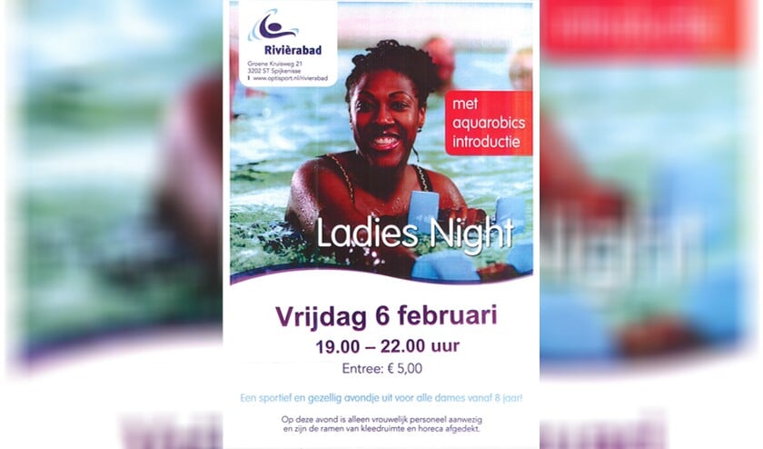 Alleen vrouwen zijn welkom tijdens de Ladies Night.