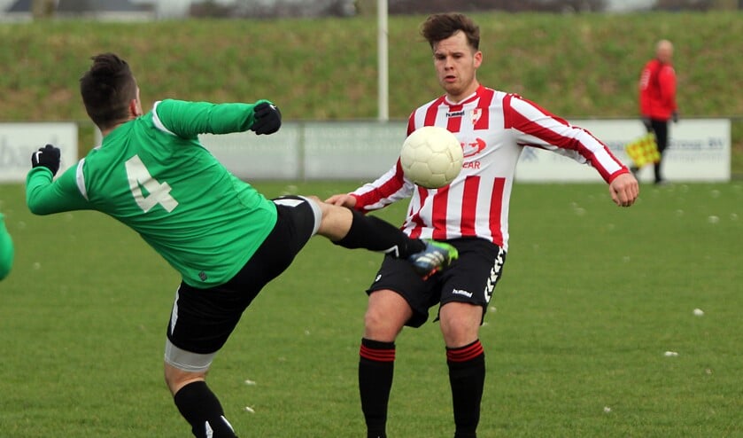 Hekelingen leverde twee kostbare punten in tegen Energie Boys. Foto Peter de Jong.