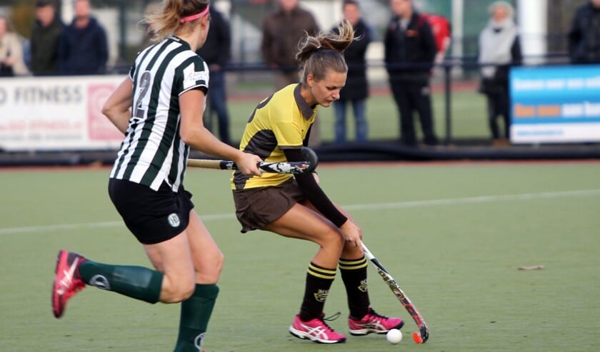 De dames van HV Spijkenisse wisten zondag niet te winnen van Rapid.