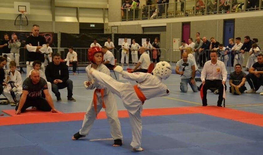 Nick Baris in actie.