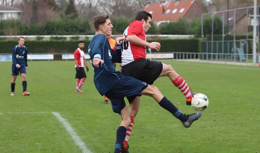 Abbenbroek won de laatste wedstrijd die de ploeg in 2018 speelde met 2-0 van Stellendam. Fotografie: Peter de Jong