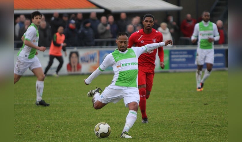 Spijkenisse moest zaterdag in de laatste minuut nog de gelijkmaker incasseren tegen Jong FC Twente.