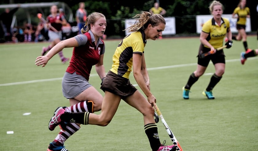 Megan Luijendijk had geen moeite met haar tegenstander in het duel met Tempo '34.