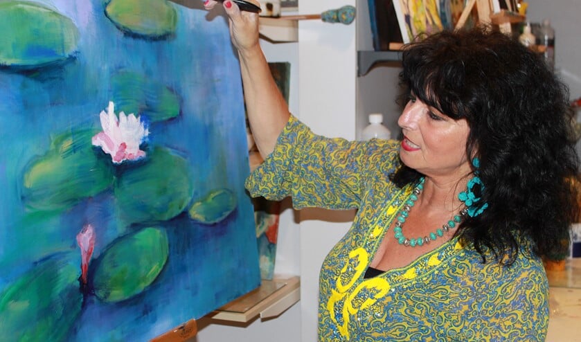 Cristina Vaudo aan het werk (Foto en tekst Bram Poldervaart)