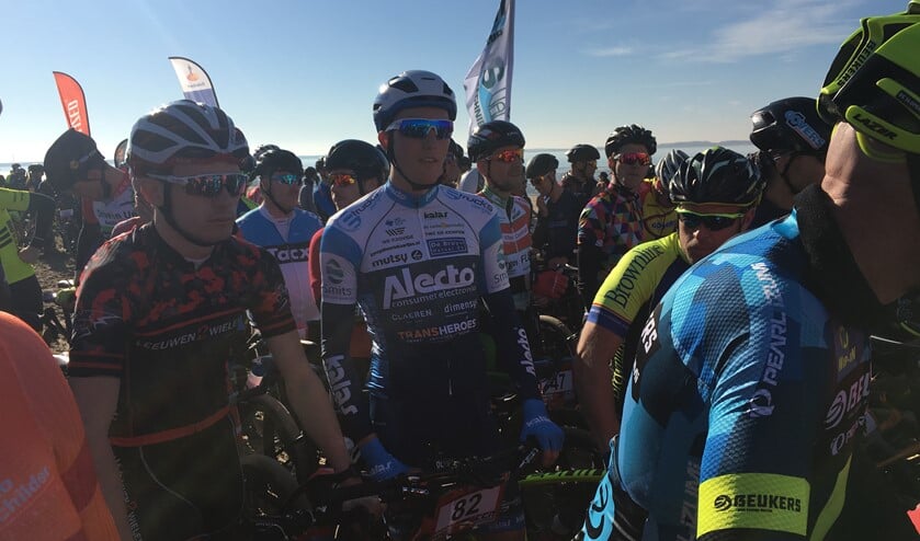 Daan van Sintmaartensdijk, hier bij het NK in Rockanje, passeerde de finish als zesde.