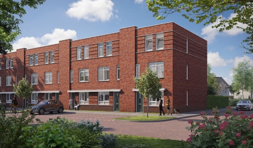 Deze woning, type B, heeft drie volledige woonlagen.