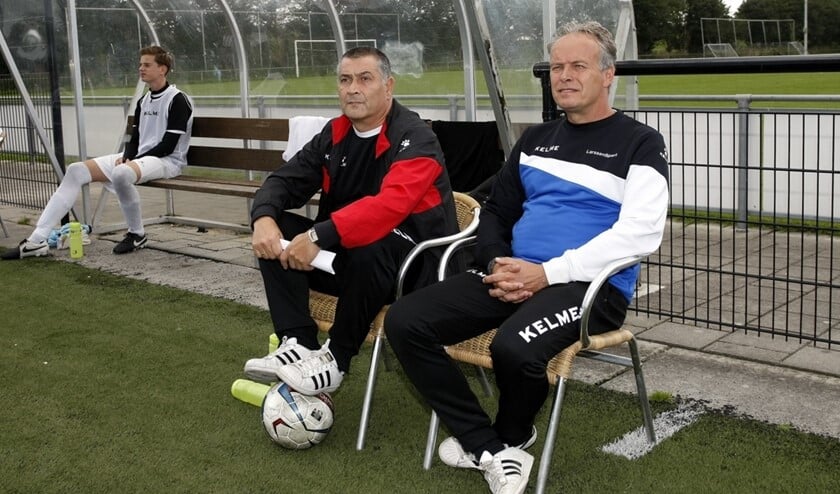 Theo Larssen, rechts op de foto.