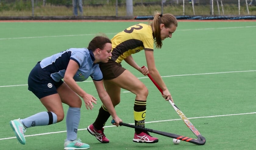 De hockeysters van HV Spijkenisse kwamen zondag niet verder dan een gelijkspel in het duel bij HC Voorne.