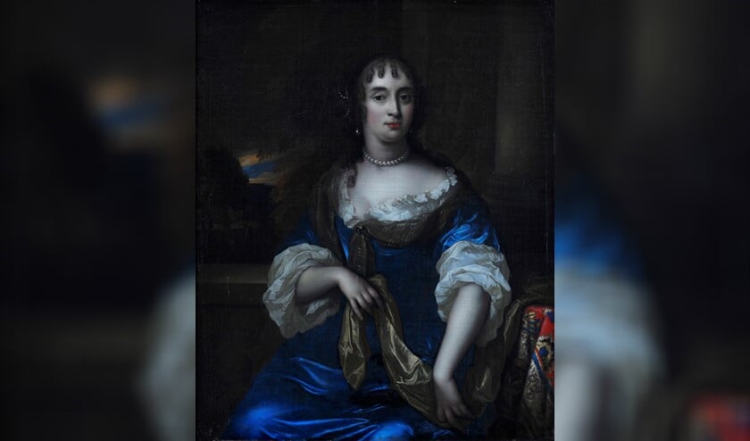 Jan de Baen, Portret van Maria van Berckel, 1670 18059 a,b, olieverf op doek. Dordrecht, Huis Van Gijn