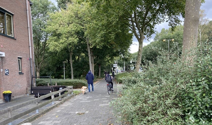 <p>Het voetpad vormt een sluiproute voor fietsers.</p>