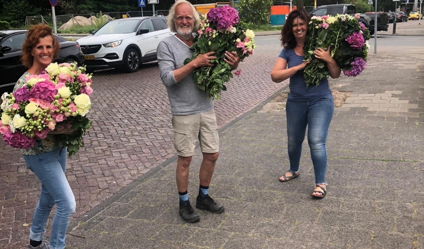 Gasten Inloophuis Carma en Nazorg Westland konden creatief aan de slag.