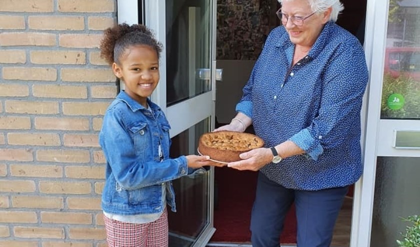 Veel baksels werden zelf afgeleverd door de jeugd