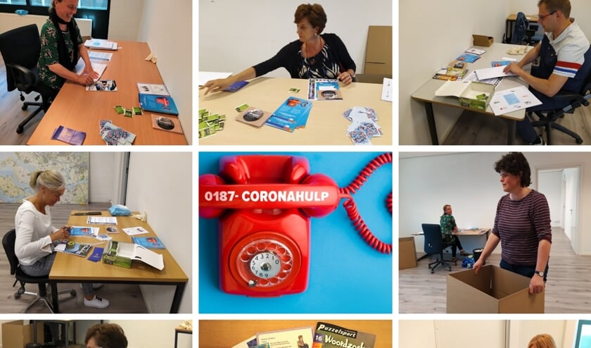 Ook de verspreiding wordt gedaan door vrijwilligers. In totaal zijn er rond de 100 mensen deze week mee bezig.