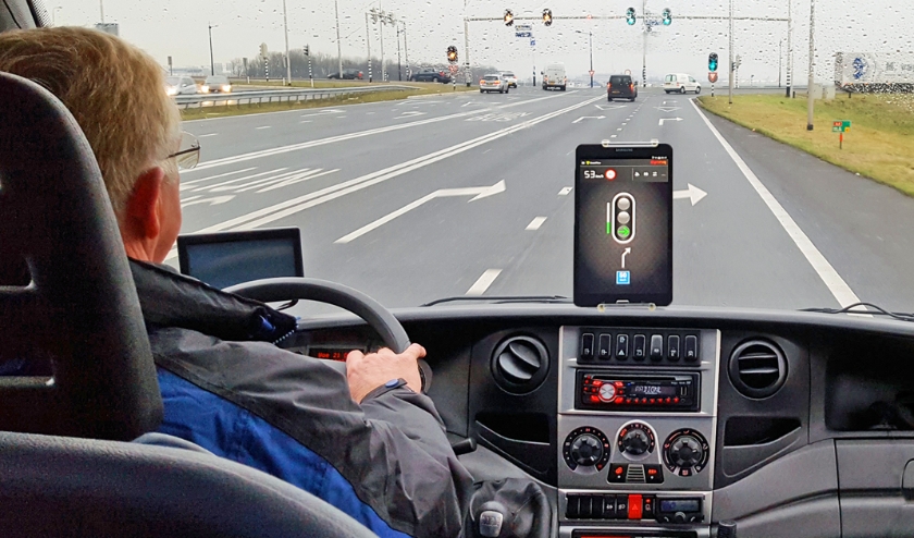 Connected rijden biedt vele voordelen:: o.a. minder brandstofverbruik en prettiger rijden voor de chauffeur. Foto: (PR)