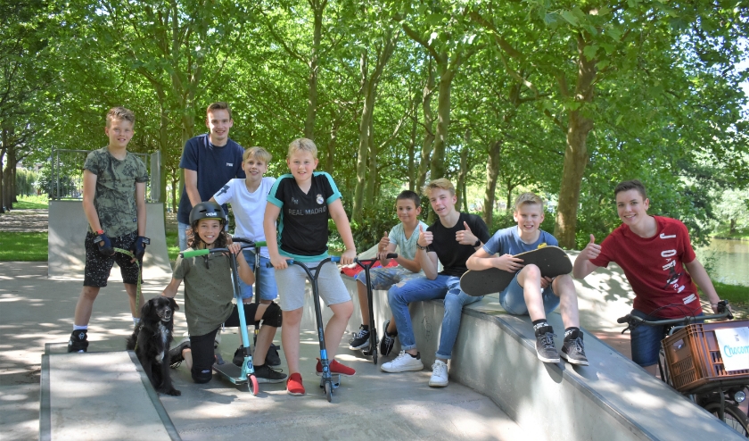 Deze Naaldwijkse jongeren kijken reikhalzend uit naar een area voor freerunning. Foto: (WB)