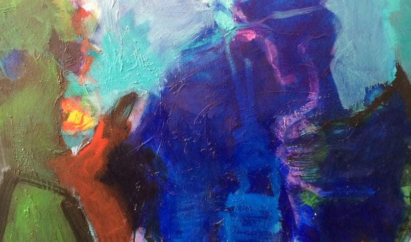 Abstract werk van Alex Schellenberg geïnspireerd door Gustav Mahler.