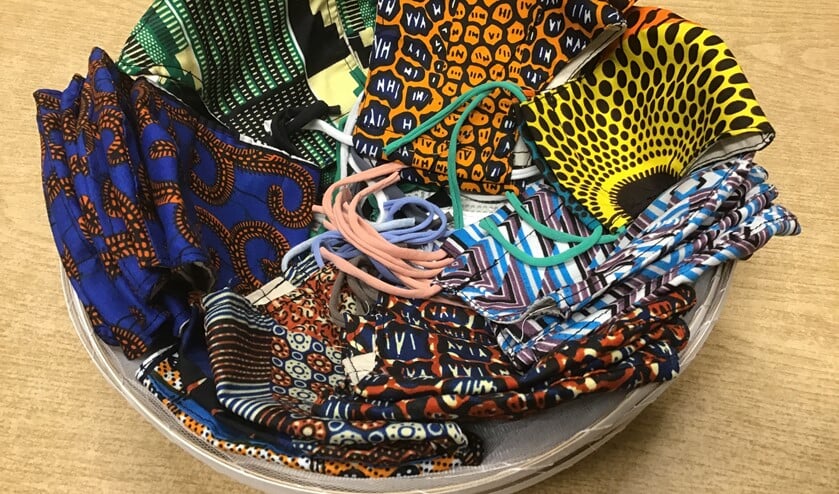 De mondkapjes uit Ghana zijn dubbellaags