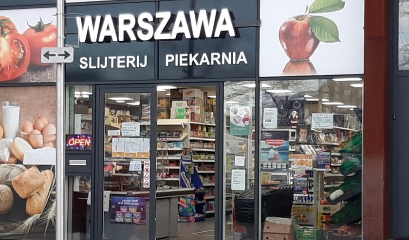 <p>De Poolse supermarkt, gevestigd aan de Patijnenburg in Naaldwijk. Foto: (WB)</p>
