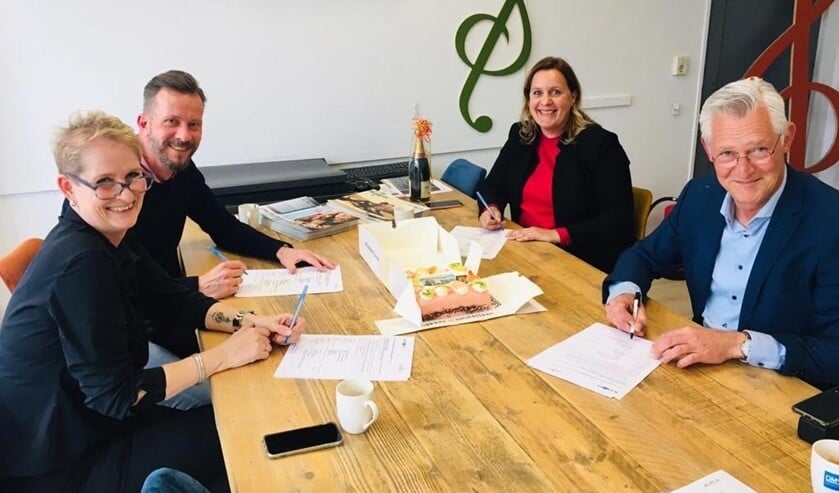 <p>De ondertekening van de koopovereenkomst </p>
