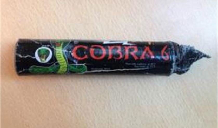 zwaar vuurwerk aan geroffen