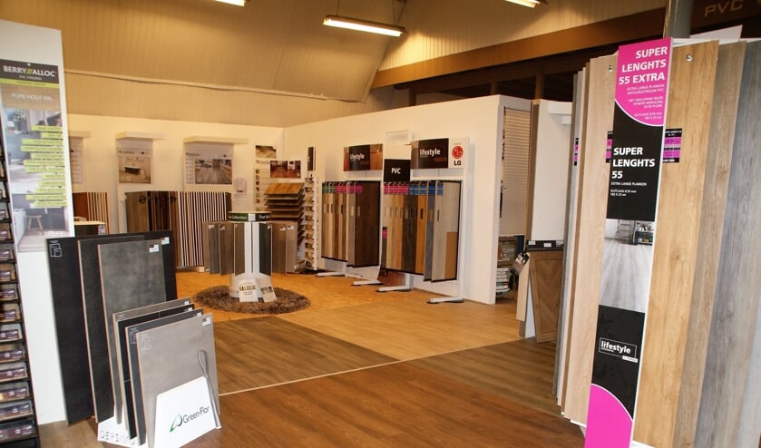 <p>De showroom met pvc vloeren van All Interieur.</p>