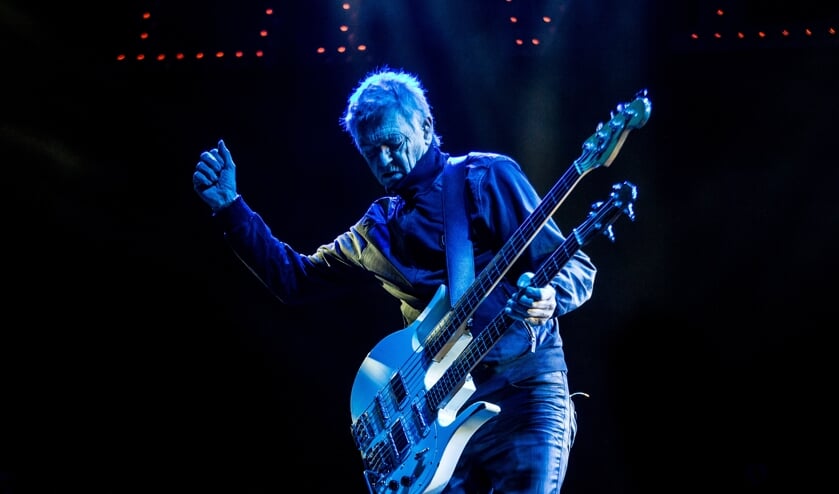 Rinus Gerritsen van Golden Earring neemt nieuwe songs op (Foto: Paul Bergen)