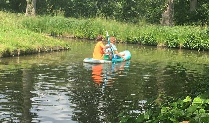 De groene omgeving van de nieuwe tienerlocatie van 't Kickertje.