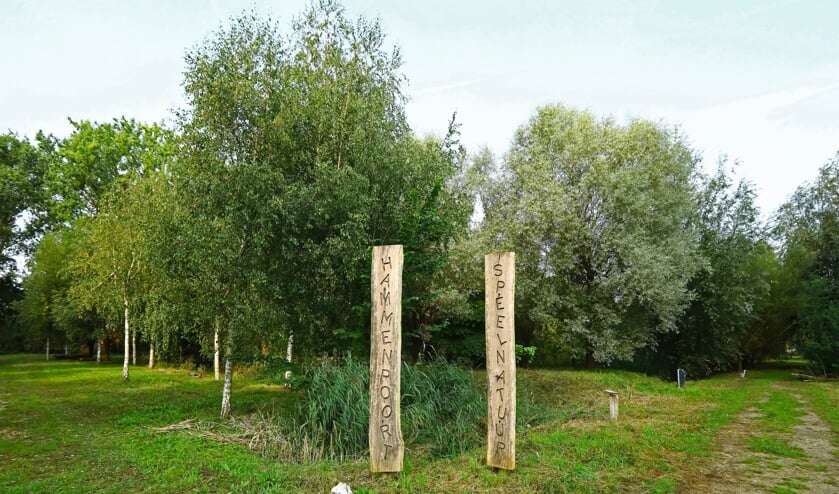 Wat er in de toekomst met de Hammenpoort natuurspeeltuin gaat gebeuren is nog onduidelijk (Foto: Koos Bommelé)