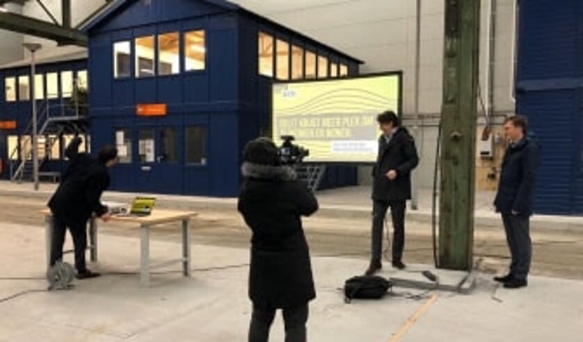 <p>Wethouder Stephan Brandligt opende de KD Campus.</p>