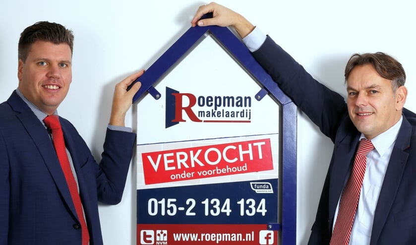 <p>Martijn Sinnema en Ronald Roepman van Roepman Makelaardij.</p>